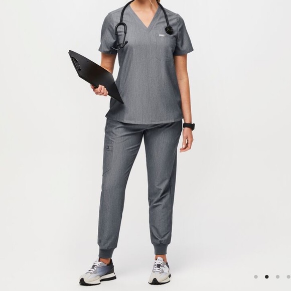 Grey Figs gray jogger SET - Picture 3 of 3